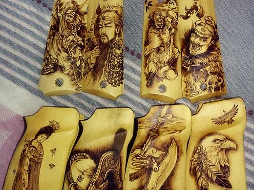 黄杨木烫画集合