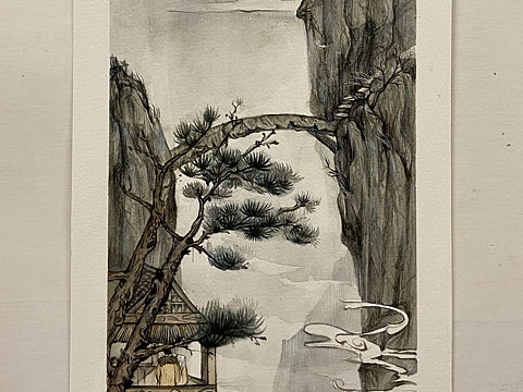 現(xiàn)代山水——浙東山水（個(gè)人主頁(yè)-ZNTE3NTc2ODA=） - 繪畫 - 站酷設(shè)計(jì)師伊空原創(chuàng)素材 - 站酷ZCOOL