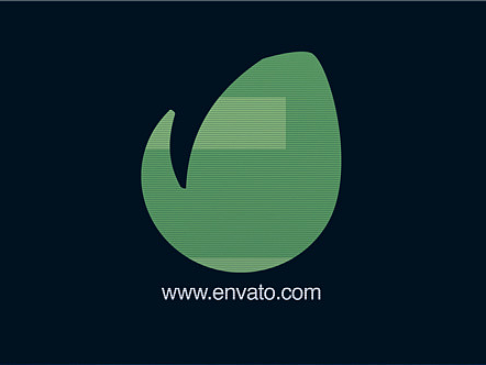 AE模板|简洁故障信号标志LOGO演绎电影预告片片头