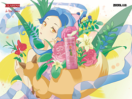 嬌韻詩#少女、玫瑰與花束##邂逅粉嫩多巴胺少女#