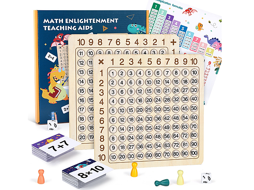 益智玩具-加法乘法棋盘