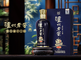 白酒详情页~泸州老窖蓝花瓷头曲手工版浓香型白酒