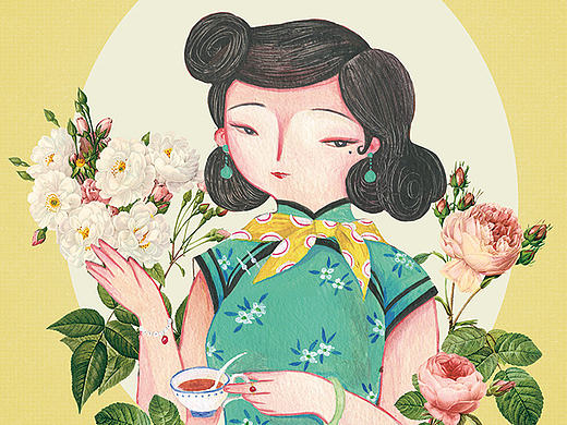 旗袍.美人绘