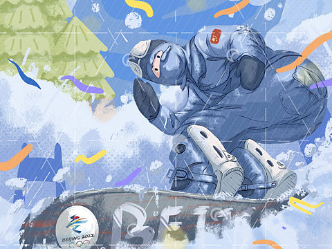 东奥会主题海报