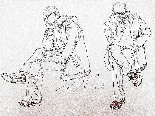 晒本子，画衣服啦