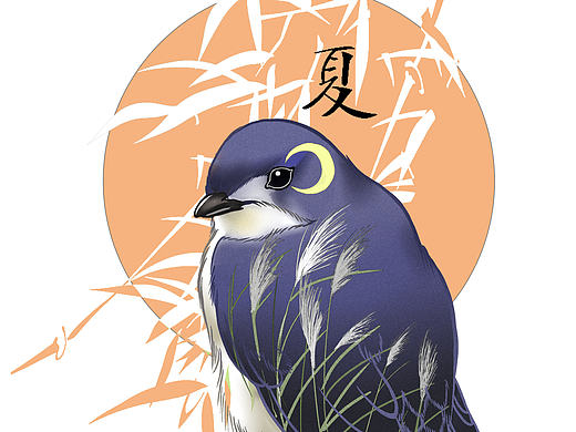 四季花鸟印象绘