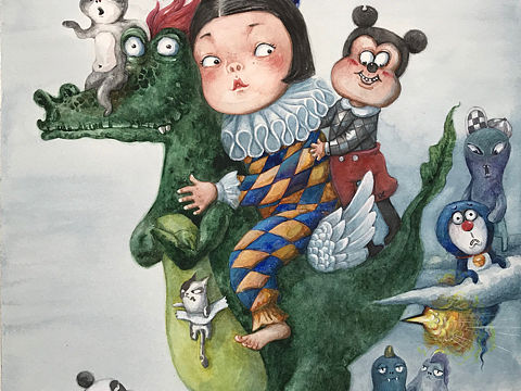 畫呀?。▊€(gè)人主頁-ZNDYwMzIwMTI=） - 藝術(shù)插畫 - 站酷設(shè)計(jì)師林子拉拉原創(chuàng)素材 - 站酷ZCOOL