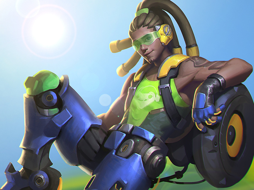 守望先锋卢西奥_日月seven-站酷zcool