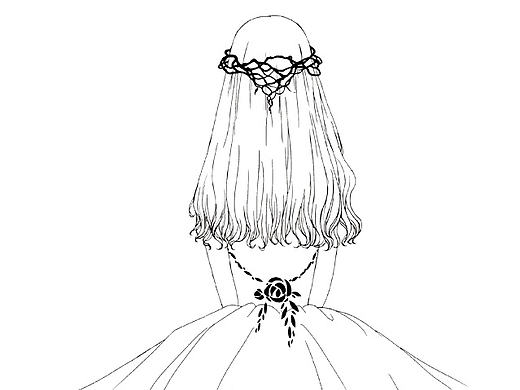 背影女孩（个人主页-ZMjE3OTQwNzY=） - 艺术插画 - 站酷设计师舜美工作室原创素材 - 站酷ZCOOL