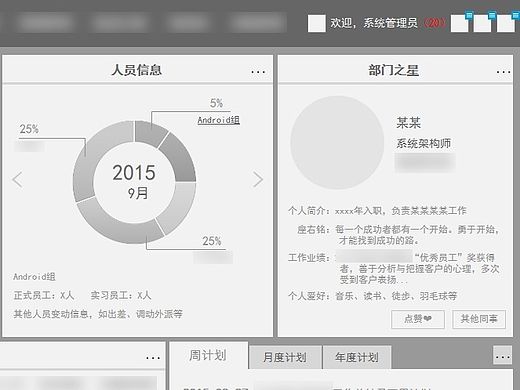 一个系统门户原型