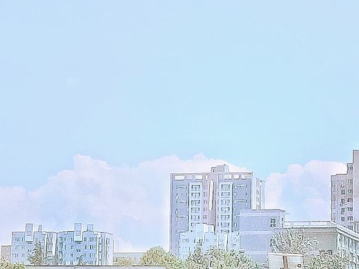 梦幻般的天空,清凉可口的夏日