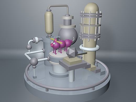 C4D建模工厂