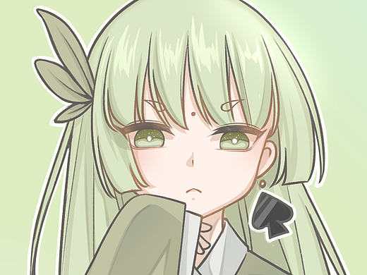 四扑克（个人主页-ZMzg3OTY2ODQ=） - 艺术插画 - 站酷设计师Sim帆子喵原创素材 - 站酷ZCOOL