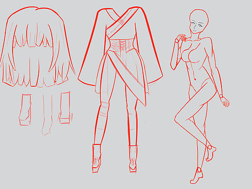 尝试原创角色（个人主页-ZNjAxNjY5MDQ=） - 游戏原画 - 站酷设计师大米饺原创素材 - 站酷ZCOOL