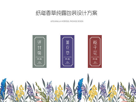 纸鸢香草纯露包装设计