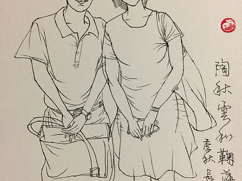 2016人物動態(tài)速寫（個人主頁-ZMTg4MDIxMjg=） - 繪畫 - 站酷設(shè)計師李橋原創(chuàng)素材 - 站酷ZCOOL