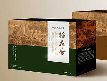 真月米业——稻花香包装设计
