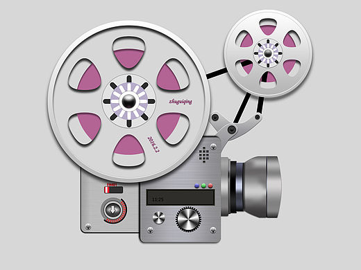 高级拟真老式放映机