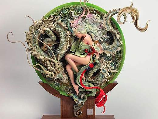 御龙眠涂装成品展示