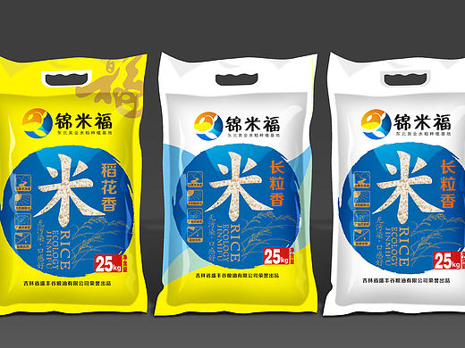 大米包装设计 农产品包装设计   农副产品包装设计