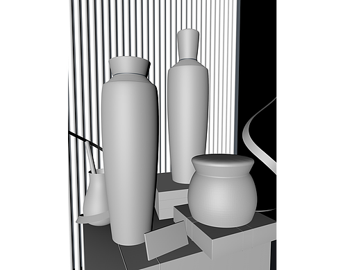 C4D护肤品场景建模
