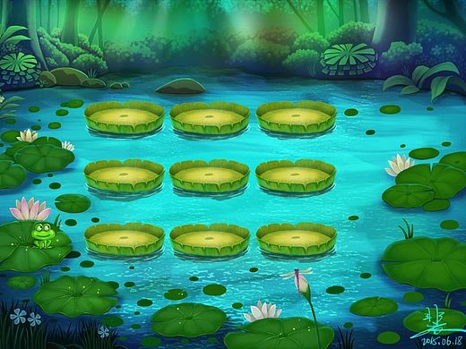 荷塘月色（个人主页-ZMTI1MzA2MjA=） - 游戏原画 - 站酷设计师裴裴原创素材 - 站酷ZCOOL