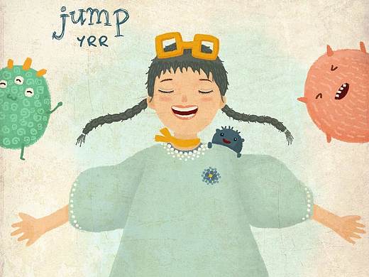 jump（個人主頁-ZMjEyMjM4ODA=） - 商業(yè)插畫 - 站酷設計師楊吃人YRR原創(chuàng)素材 - 站酷ZCOOL