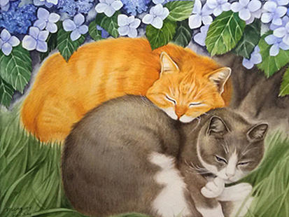 闭门画猫第一辑 "我想在墙上挂满喵星人"