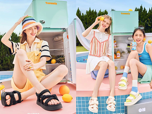 女鞋电商形象｜天美意TEENMIX