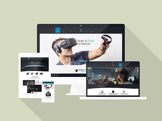 vr產(chǎn)品類網(wǎng)頁設(shè)計(jì)（個(gè)人主頁-ZMjE0MDY3MTY=） - 企業(yè)官網(wǎng) - 站酷設(shè)計(jì)師lemonvation原創(chuàng)素材 - 站酷ZCOOL