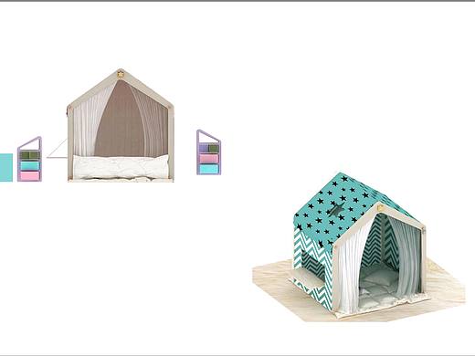 情感化儿童帐篷设计