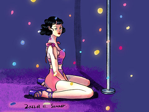 這世界上總有一束光是為你而打的（個(gè)人主頁(yè)-ZNjA4MTIwMjQ=） - 商業(yè)插畫(huà) - 站酷設(shè)計(jì)師summer1003原創(chuàng)素材 - 站酷ZCOOL