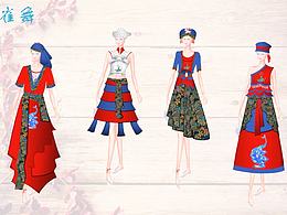 民族服裝   雀舞