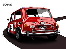 Minicooper UI写实图标