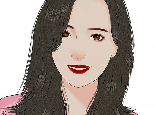 手绘漫画头像