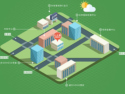 人人湘地图，三小时ps速写地图以及一些日常工作。
