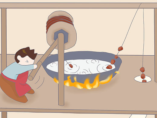 爸爸的厨房（个人主页-ZMTkxMjIxNjQ=） - 艺术插画 - 站酷设计师冬冬婷t原创素材 - 站酷ZCOOL