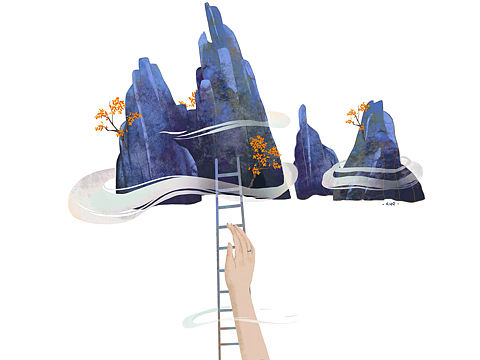 重陽節(jié)（個(gè)人主頁-ZMTg0ODg0MjQ=） - 創(chuàng)作習(xí)作 - 站酷設(shè)計(jì)師楊雪Amber原創(chuàng)素材 - 站酷ZCOOL