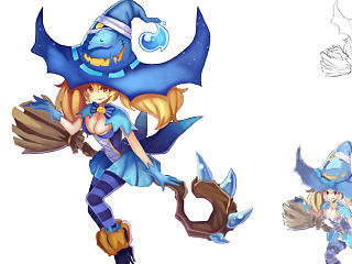 自己临摹的游戏里面的精灵