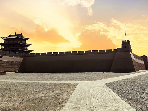 嘉峪关之万丈金光（个人主页-ZNTA1MzE0MzY=） - 环境/建筑摄影 - 站酷设计师清故宸凉雨夜原创素材 - 站酷ZCOOL