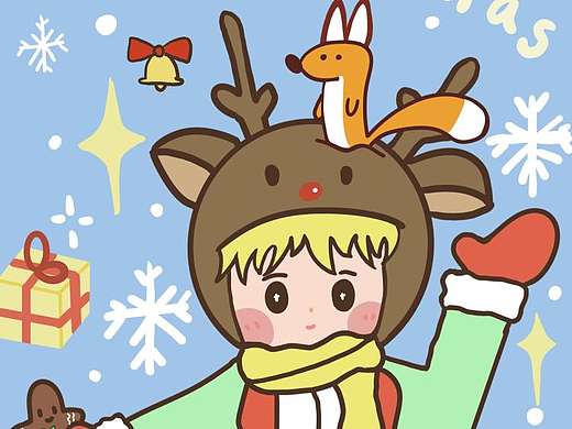 圣诞小王子头像（个人主页-ZNTEzMzUxMjQ=） - IP形象 - 站酷设计师EVILDRAGON原创素材 - 站酷ZCOOL