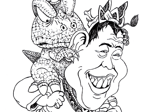 搞笑卡通名人插画