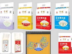 五常大米包装（个人主页-ZNjEyNjE1NTY=） - 包装 - 站酷设计师绿茶酥原创素材 - 站酷ZCOOL