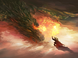 【板绘】龙族同人创作 火之晨曦篇—《康斯坦丁之死》