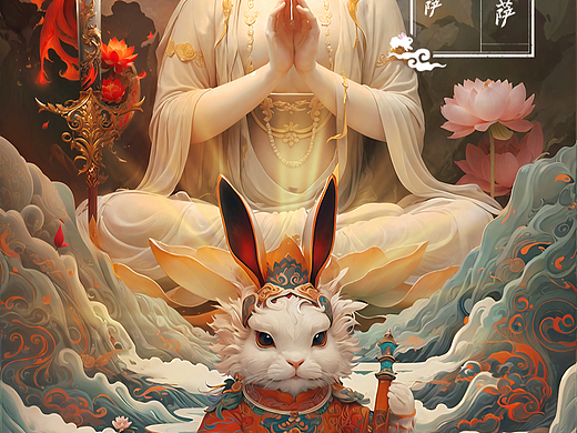 文殊菩萨，生肖为“兔”的人本命菩萨