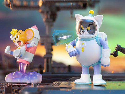 盲盒摄影-猫和老鼠太空系列