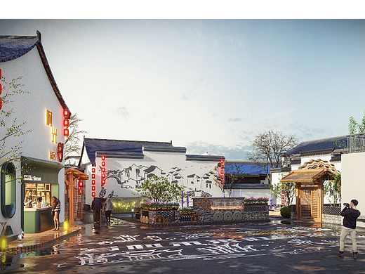 乡村振兴类项目景观设计效果图 