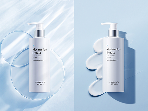 静物摄影 | HF 美白洁面乳拍摄修图