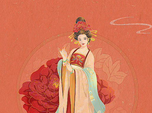 国风十二花神人物