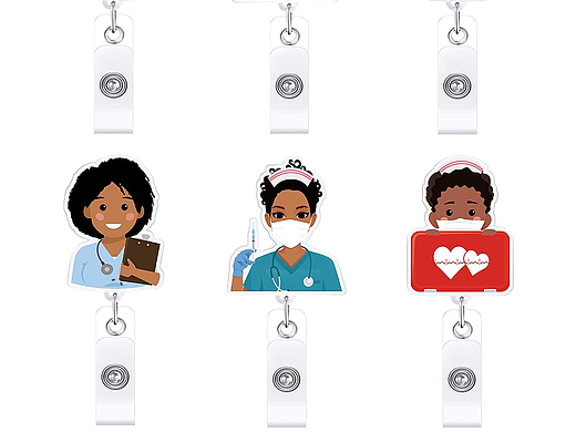 亚马逊黑人护士证件扣